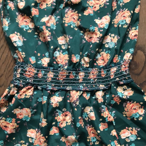 Strapless Floral Print Dress/Tunic - Picture 7 of 8